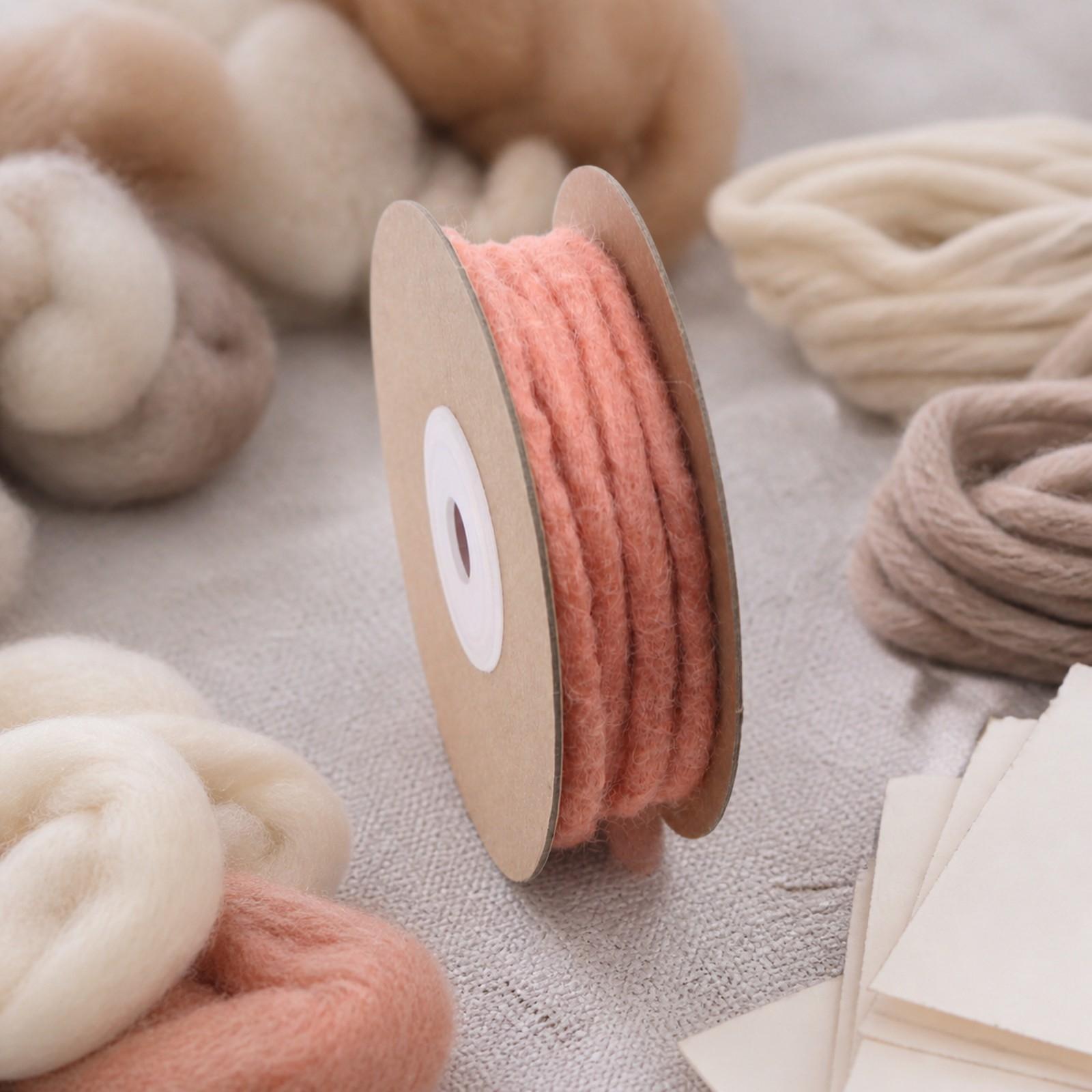 Cord Trim Twisted - Nastro in Feltro di Pura Lana,