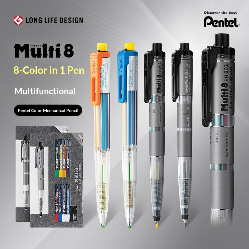 Staedtler Pencil Lumocolor - Set di matite colorate meccaniche Pentel