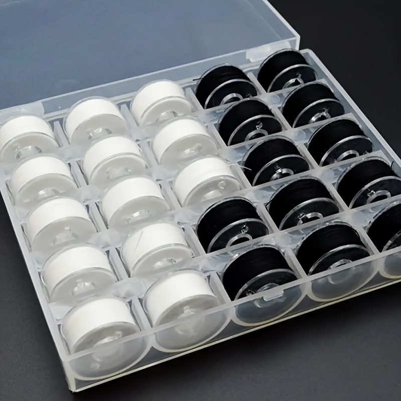 Craft Embellishment Storage - 25/PCS/SCATOLA Filo per cucire ferito, Bobine