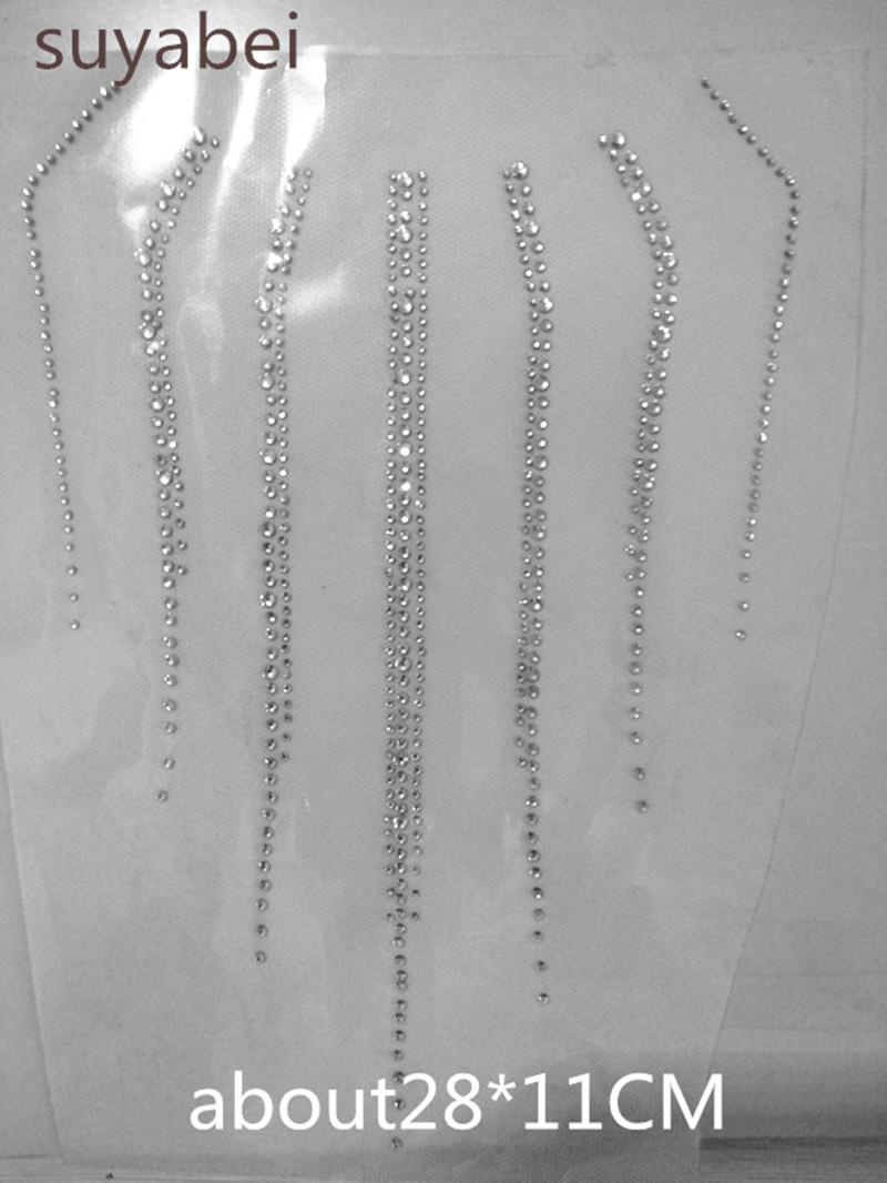 Hotfix Rhinestone Sheet - 2 pz/lotto Applicazione Termoadesiva con Strass