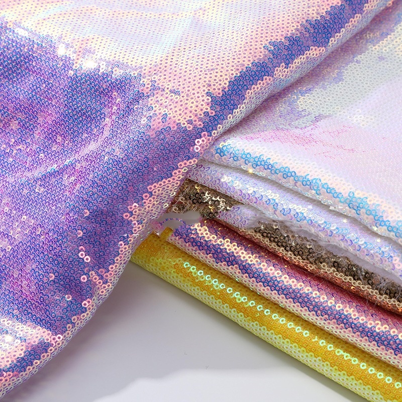 Sequin Fabric Panel - Tessuto glitterato con paillettes dense per