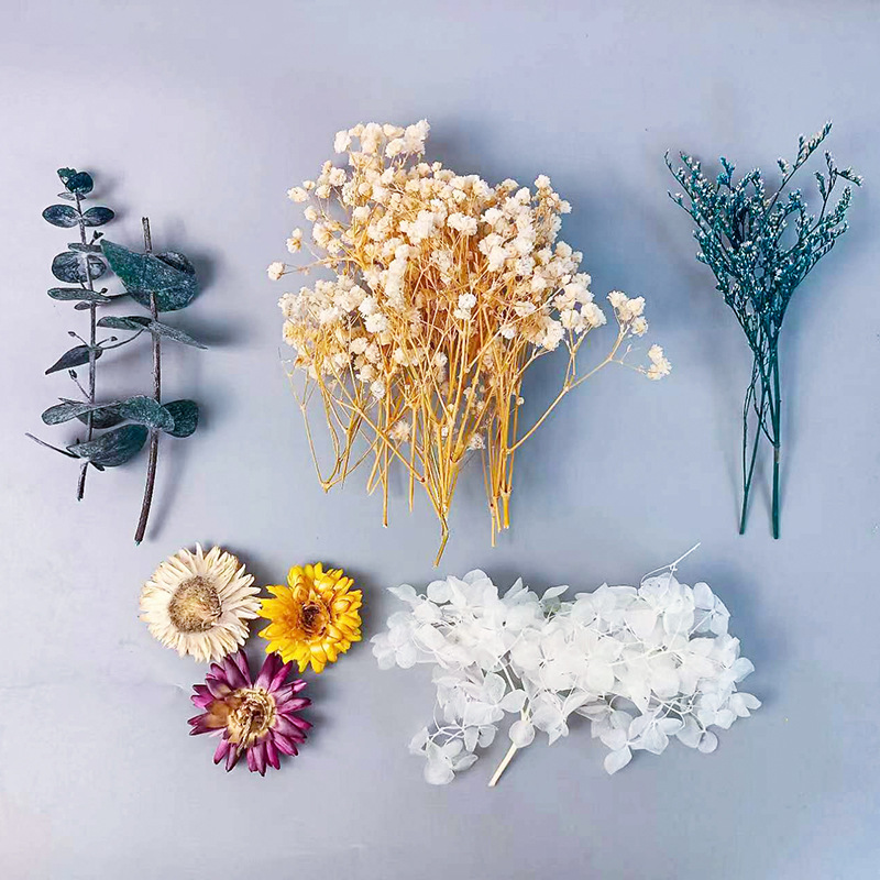 Craft Embellishment - 1 confezione di fiori secchi vari