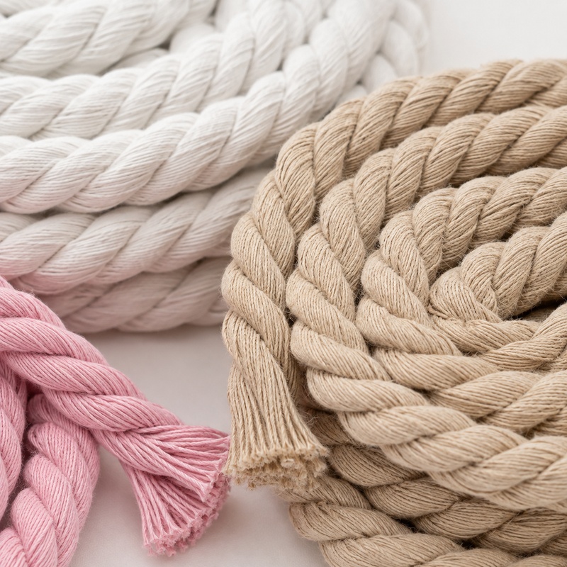Cord Trim Twisted - Corda Intrecciata in Cotone 5M 5-20mm