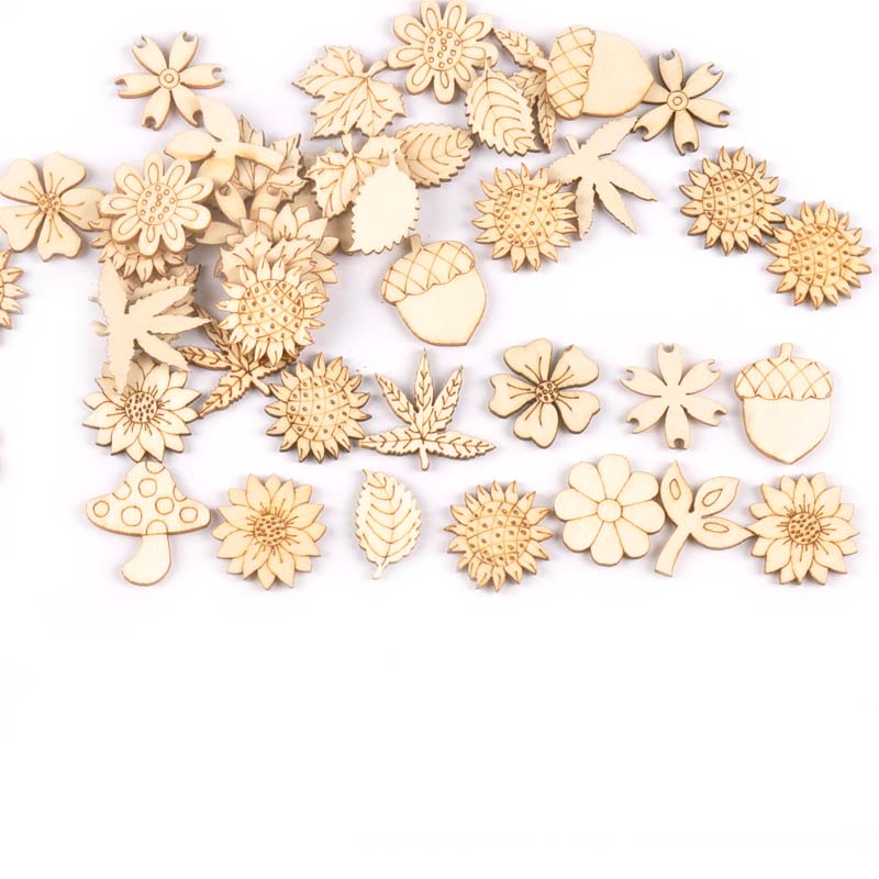30 pz 25-30mm legno accessori  - Craft Embellishment recensione e prezzo