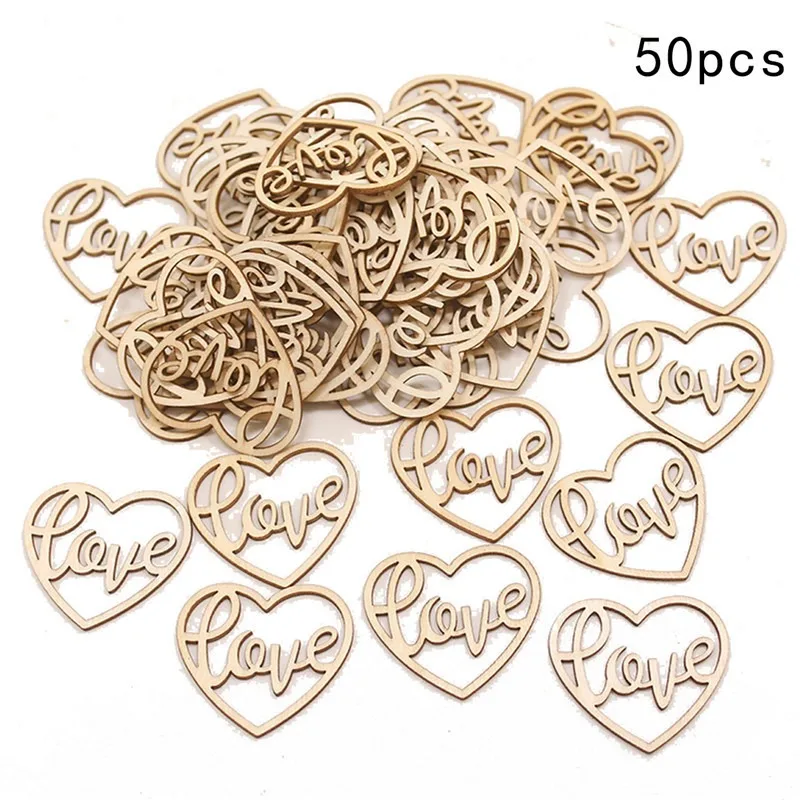 50 Pezzi di Ornamenti in Legno - Craft Embellishment recensione e prezzo