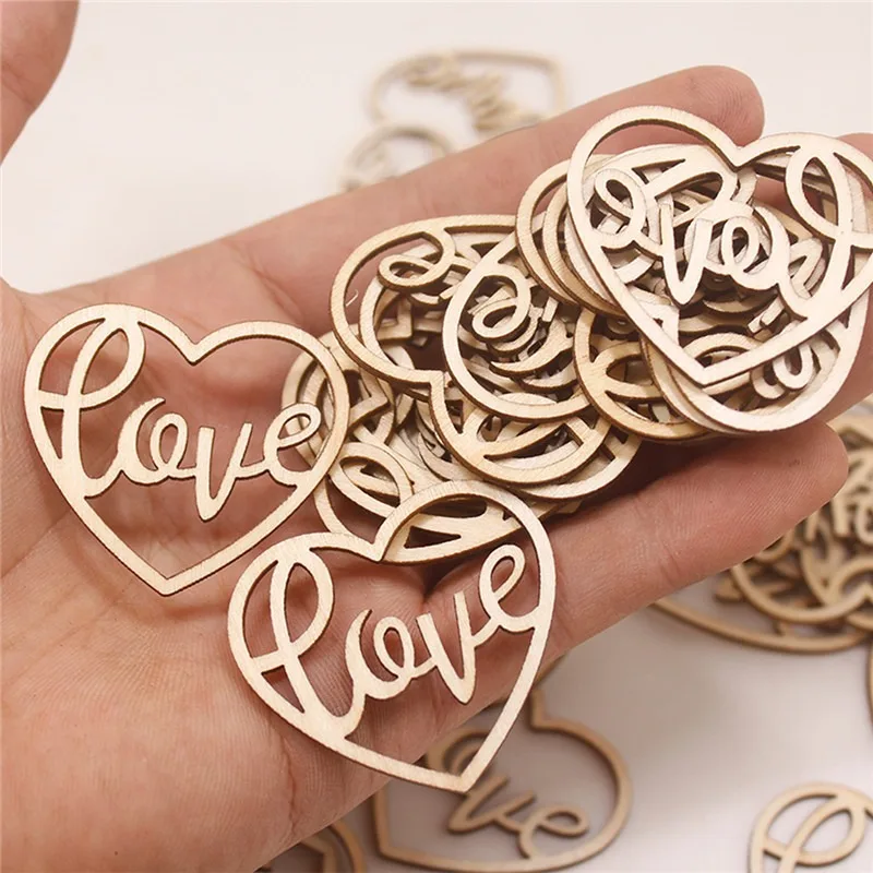 50 Pezzi di Ornamenti in Legno - Craft Embellishment recensione e prezzo