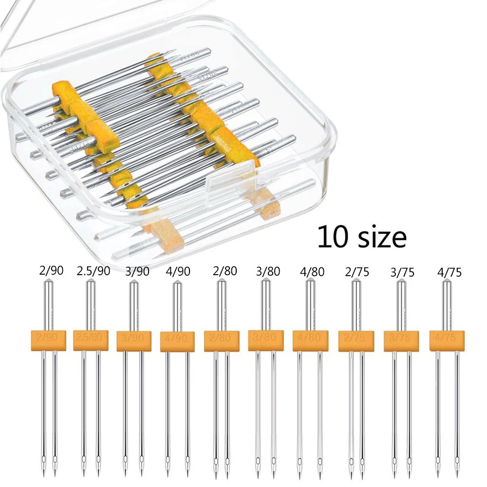 10 pezzi aghi gemelli per macc - Craft Embellishment Storage recensione e prezzo