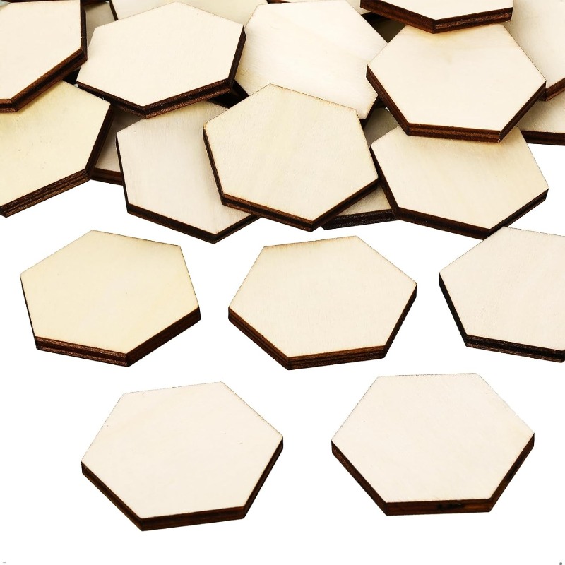 50 pezzi 4 cm pezzi esagonali  - Craft Embellishment recensione e prezzo