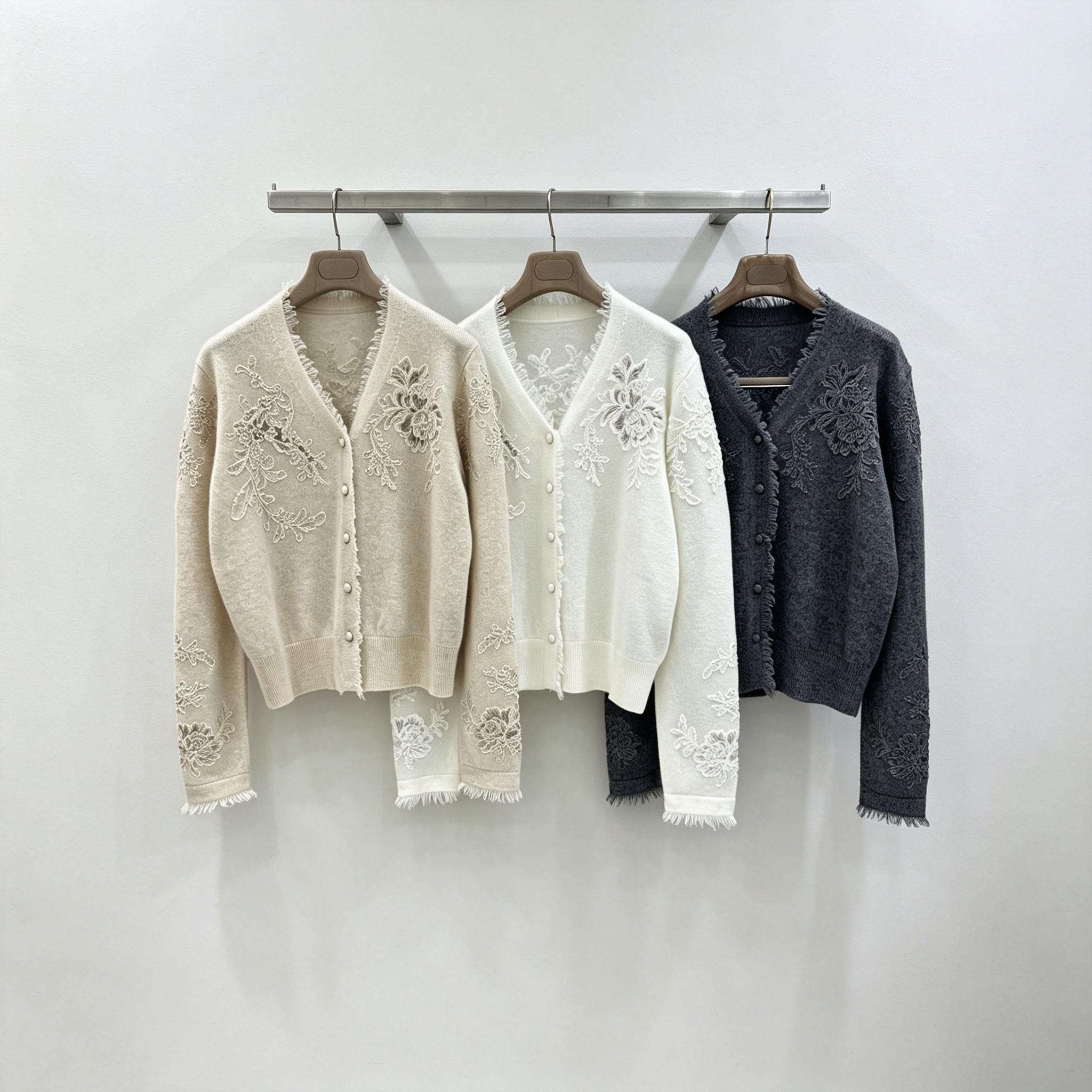 Cardigan da donna in maglia co - Tassel Fringe Trim recensione e prezzo