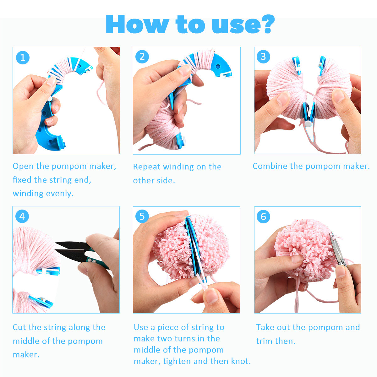 Set di 8 Strumenti per la Crea - Pom Pom Maker Tool recensione e prezzo