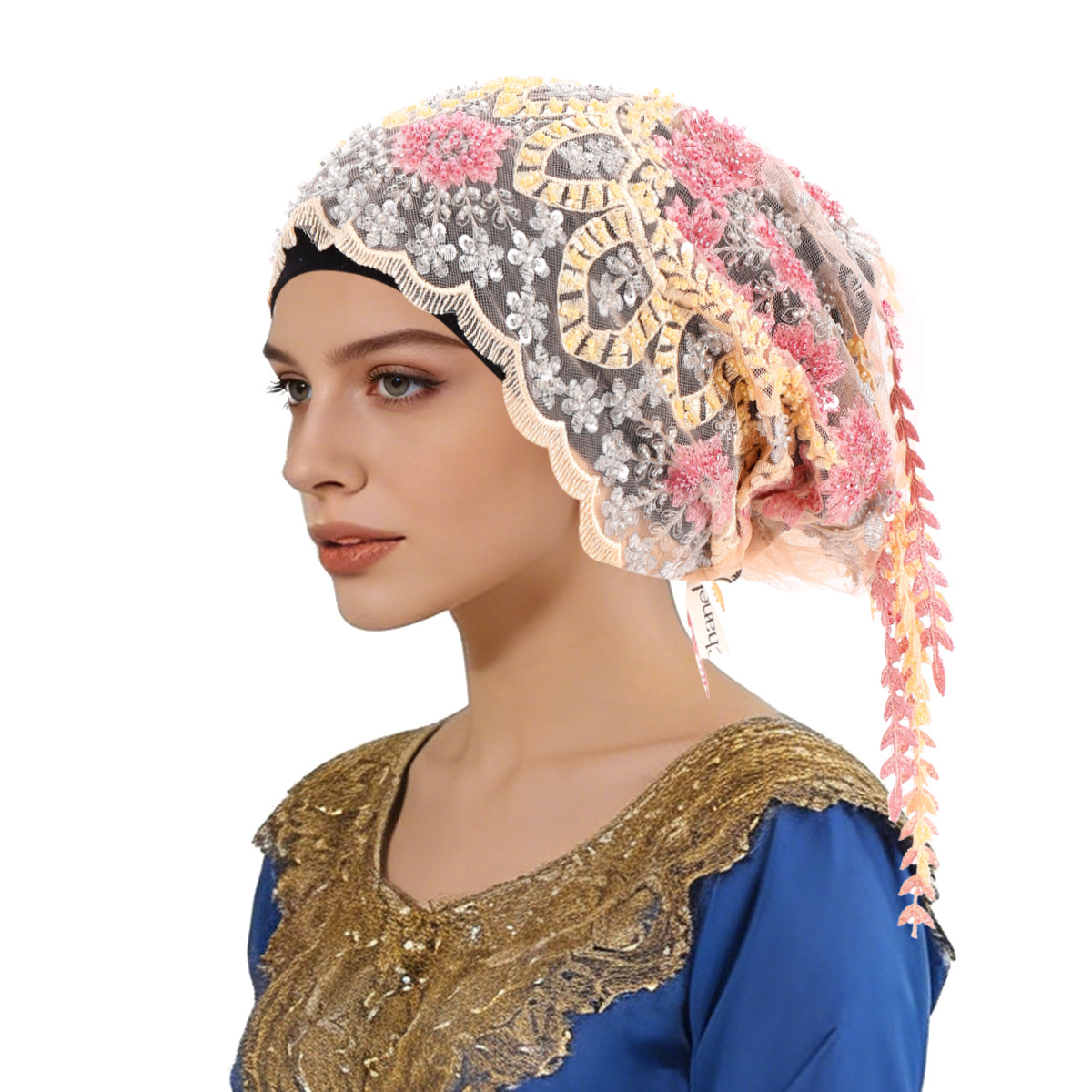 Nuovo etnico nappa foulard in  - Tassel Fringe Trim recensione e prezzo